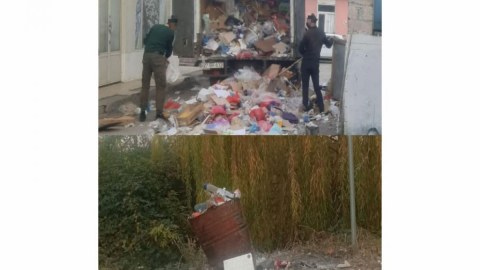 Küçəyə tullantı atanlar cərimələndi
