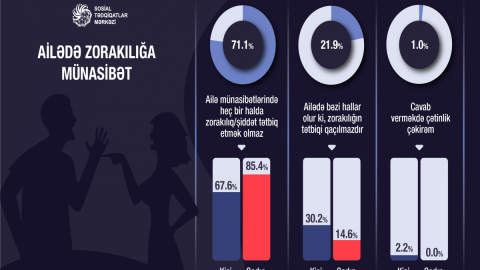 Ailədə zorakılığı qaçılmaz hesab edənlər... - SORĞU