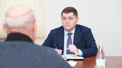 İlham Süleymanov Şabranda vətəndaşları qəbul edib - FOTO