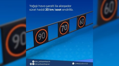 Zığ dairəsi-Aeroport yolunda sürət həddi endirildi