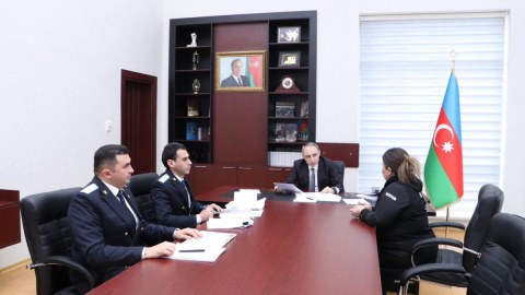 Baş prokuror Sumqayıtda vətəndaşları qəbul edib - FOTO