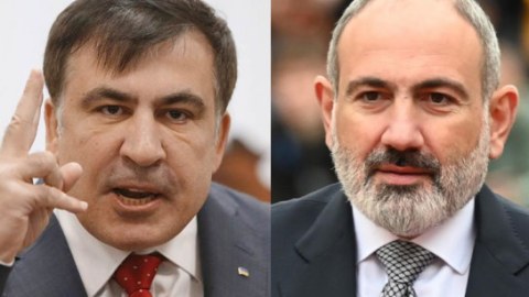 Nikol, qaç, arxaya baxmadan qaç! - Saakaşvili Paşinyana müraciət etdi