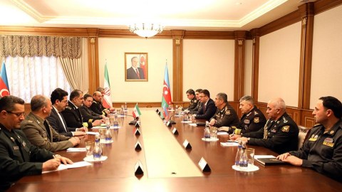 Zakir Həsənov iranlı admiralı qəbul etdi
