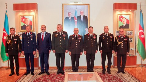 Türkiyəli general Hərbi İnstitutda - FOTO