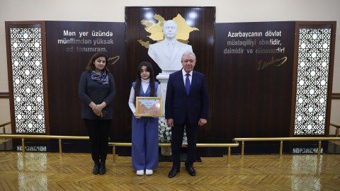 GDU-nun tələbəsi bədii qiraət müsabiqəsində uğur qazandı - FOTO