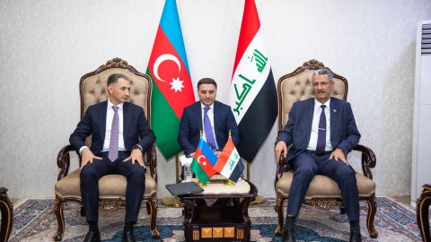 Rəşad Nəbiyev İraqın Baş nazirinin müavini ilə görüşdü