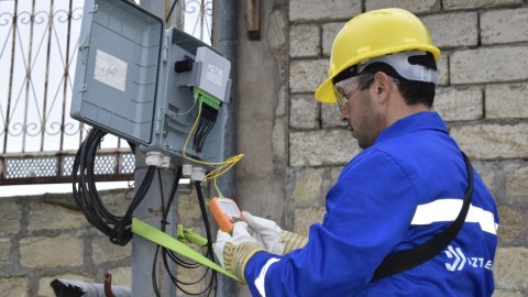 “Aztelekom” Yevlaxı sürətli internetlə təmin etməyə başladı - FOTO