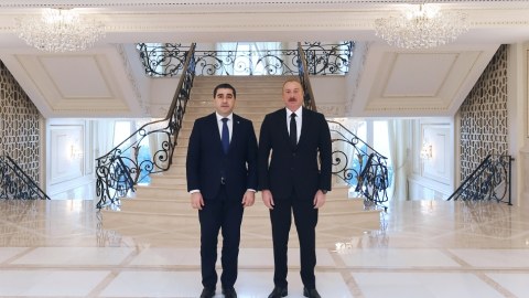Prezident Gürcüstan spikerini qəbul edib