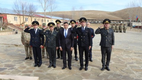 Hərbi Prokurorluğun əməkdaşları Gədəbəydə əsgərlərlə görüşdülər - FOTO