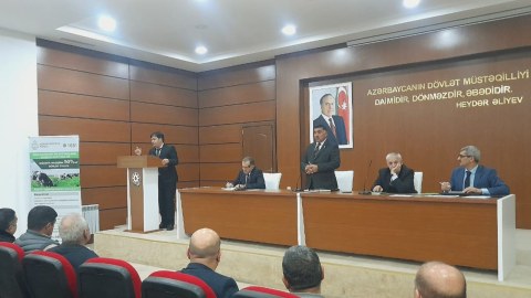 Sabirabadda fermerlərlə görüş - FOTO