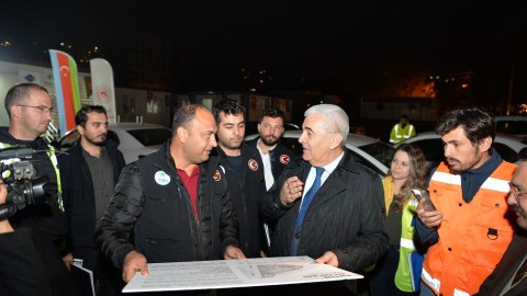 Komitənin nümayəndələri Kahramanmaraşda salınan Azərbaycan məhəlləsində - FOTO
