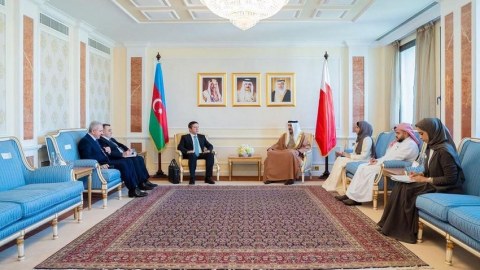 XİN başçısının müavini Bəhreynə gedib - FOTO