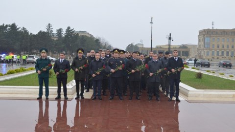Neftçalada Ümummilli Liderin xatirəsi anılıb - FOTO
