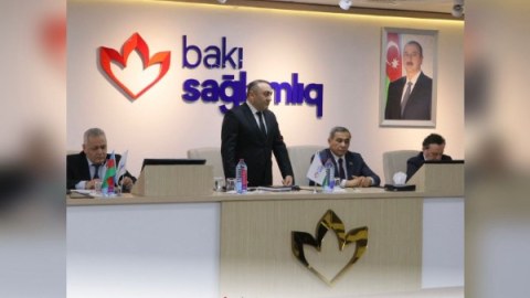 Bakı Sağlamlıq Mərkəzində Ulu Öndərə həsr olunmuş tədbir keçirildi - FOTOLAR