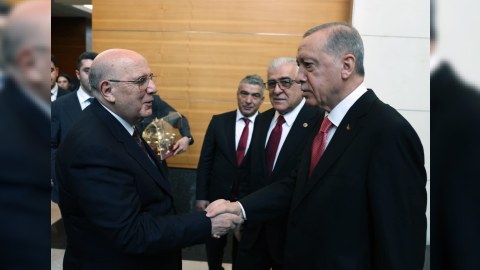 Ərdoğan azərbaycanlı deputatlarla görüşüb - FOTO 
