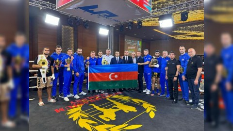 Berlində kikboksinq üzrə turnir keçirilib - FOTO