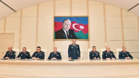 DSX rəisi müşavirə keçirdi - Şəxsi heyətə tapşırıqlar verdi