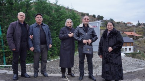 Daha 20 laçınlı ailəyə evlərin açarları verildi - FOTO