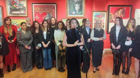 "Art is you" adlı qrup sərgisi öz işinə başlayıb - FOTOLAR