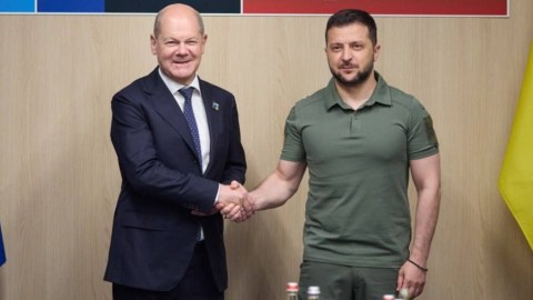 Zelenski gözlənilmədən Almaniyaya getdi