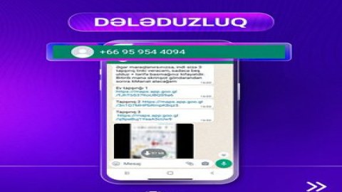 Ani mesajlaşma ilə dələduzluq halları həyata keçirilir
