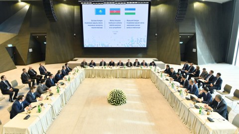 3 ölkə Bakıda birgə sənəd qəbul etdi
