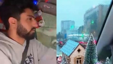 Bakı yollarında "Yeni il taksisi" - VİDEO