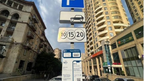 Azərbaycanda 17 mindən çox parklanma yeri təşkil olunub
