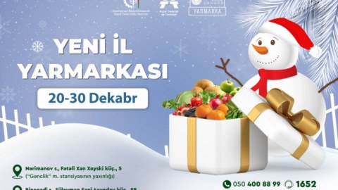 “Kənddən Şəhərə” Yeni il yarmarkaları keçiriləcək