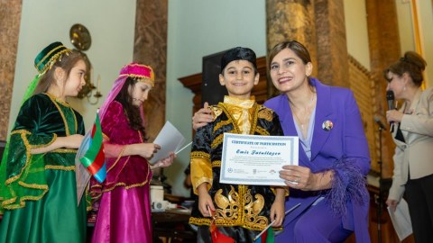 Londonda Heydər Əliyevin 100 illiyi qeyd edildi - FOTO