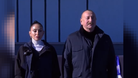 İlham Əliyev Хankəndi stadionunda çıxış etdi - VİDEO