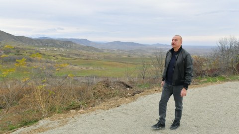 İlham Əliyev Naxçıvanlı kəndində - FOTOLAR