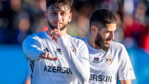 UEFA Xankəndidəki matçdan paylaşım etdi - FOTO
