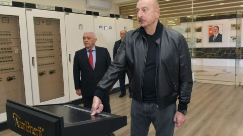 Prezident və birinci xanım Ağdamda