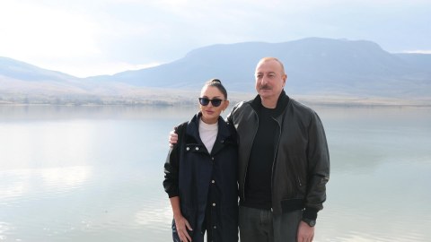 Xaçınçay su anbarı istifadəyə verildi - FOTOLAR