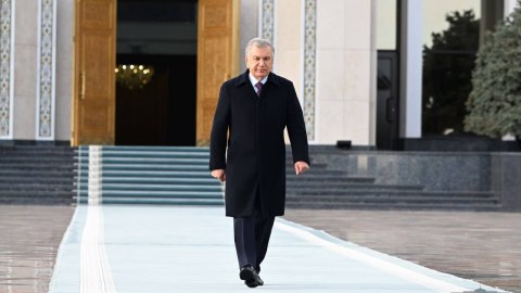 Mirziyoyev də Rusiyaya gedib