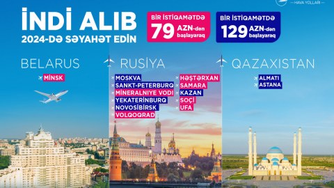 AZAL bu istiqamətlər üzrə biletlərin qiymətlərini ENDİRDİ