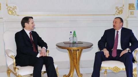 Narışkin İlham Əliyevi təbrik etdi