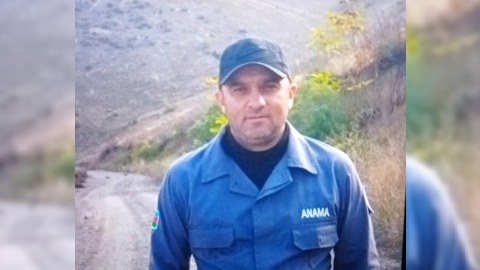 Ağdamda minaya düşən Zaurun FOTOSU