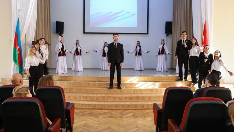 ADU-da “Heydər Əliyev 100: Türkiyə Yüz İli" adlı tədbir keçirilib - FOTO