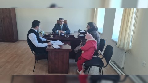 Novruz Aslanov seçicilərini qəbul edib - FOTO