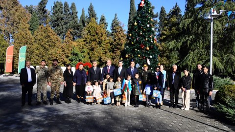 Naftalanda bayram tədbiri keçirilib - FOTO