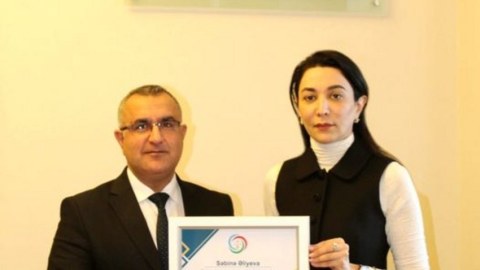Səbinə Əliyeva təltif edildi