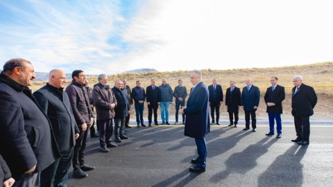 Gərməçataq kənd yolu istifadəyə verildi