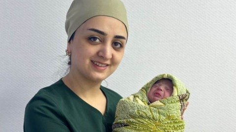 Sumqayıtda 2024-cü ilin ilk körpəsi oğlandır - FOTO