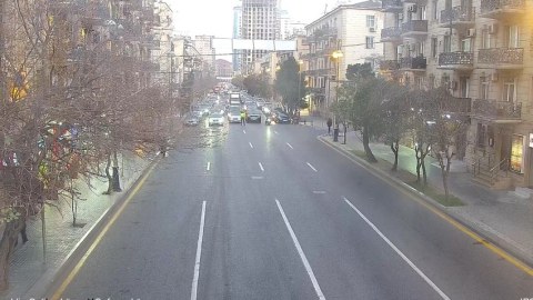 Paytaxtın bir küçəsində hərəkətə məhdudiyyət qoyuldu