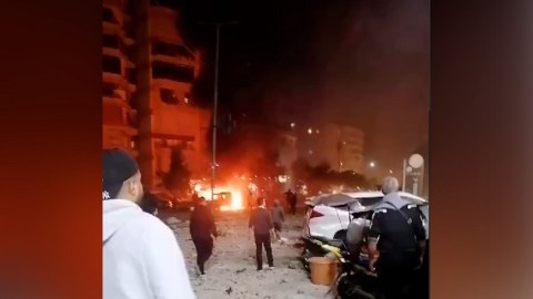 İsrail Beyrutu vurdu - Ölənlər var 
