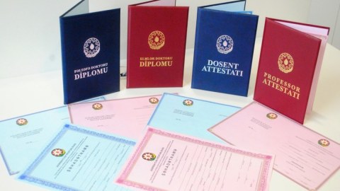 Elmlər doktoru elmi dərəcəsi alanların sayı açıqlandı