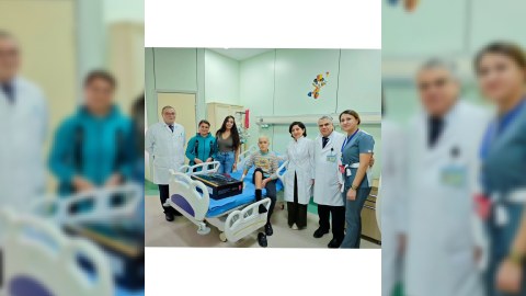 Leyla Əliyeva Uşaq Onkologiya Klinikasında - FOTO