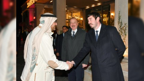 Əl Nəhyanın şərəfinə rəsmi ziyafət verildi